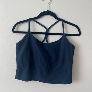 BEYONDYOGA RACERBACK CROPPED TANK